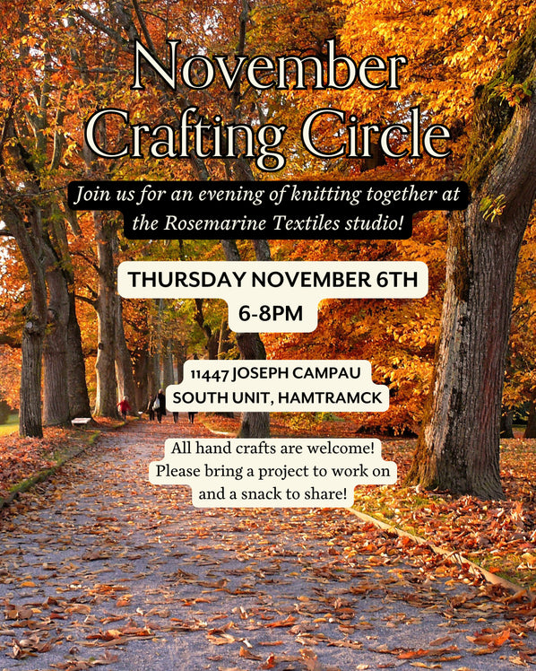 November Crafting Circle